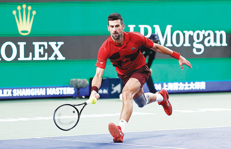 Djokovic sets up Shanghai final showdown   with Sinner; Sabalenka rallies past Gauff