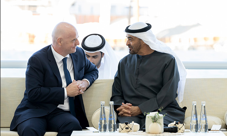 UAE President, FIFA chief discuss Beach Soccer World Cup UAE 2024