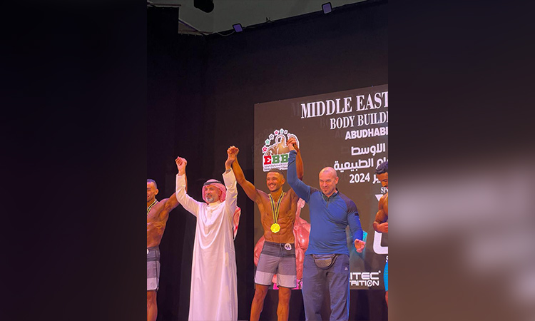 UAE’s Hammadi shines at Middle East  Natural Elite Bodybuilding Championship