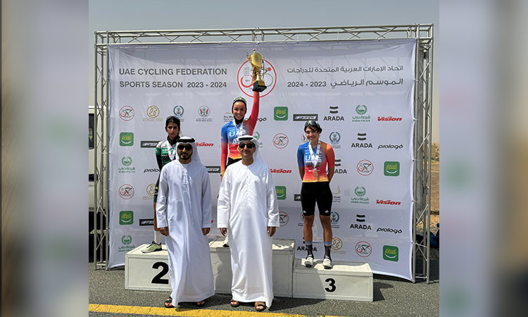 Safiya secures fourth straight UAE  National Cycling Championship title