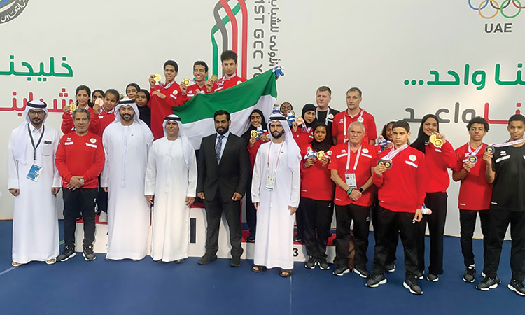 UAE finish on top with 296  medals at Gulf Youth Games