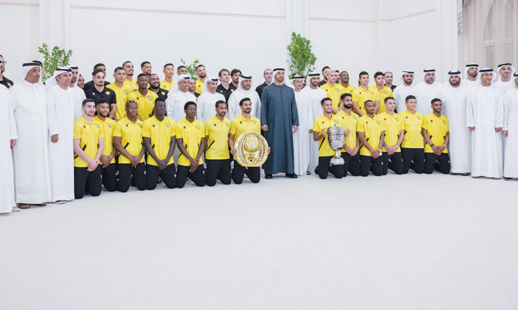 UAE President welcomes Al Wasl on winning President’s Cup, Pro League