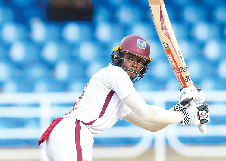 Athanaze heroics  guide Windies to   draw against  South Africa in   series opener