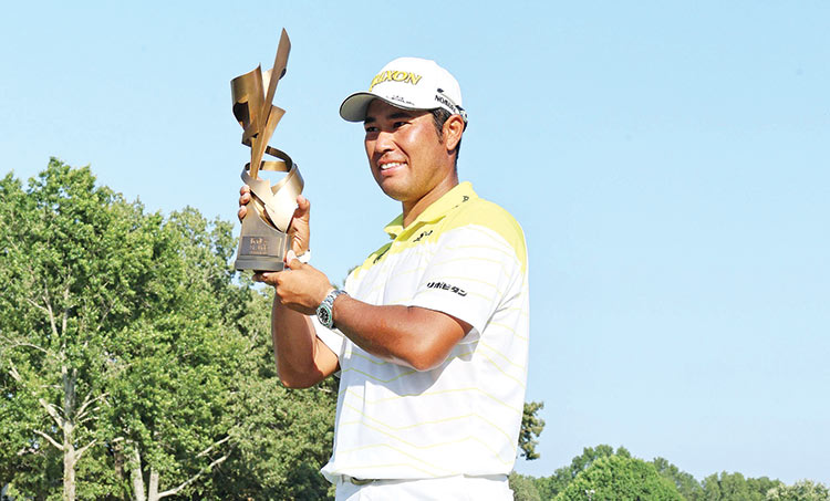 Matsuyama   makes history   with victory  at St Jude   Championship