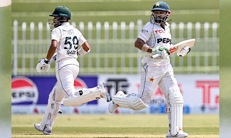 Rizwan and Shakeel centuries give Pakistan control of first test against Bangladesh