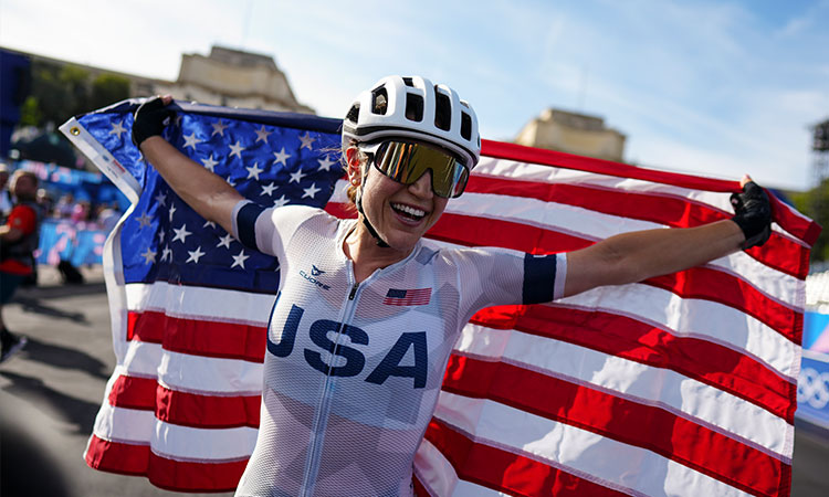 Faulkner wins Olympic gold in women's road race for US after making the team as a replacement