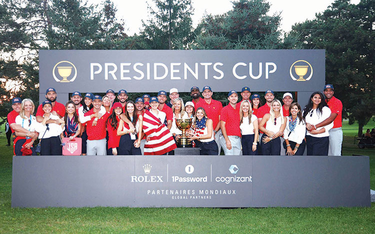 US defeat Internationals to  win 10th Presidents Cup title