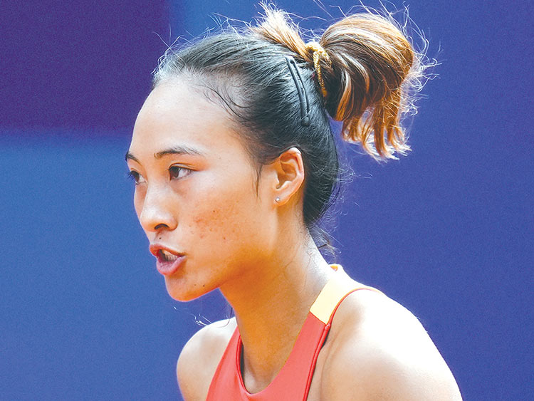 Zheng beats  Vekic, claims 1st   tennis singles   gold for China